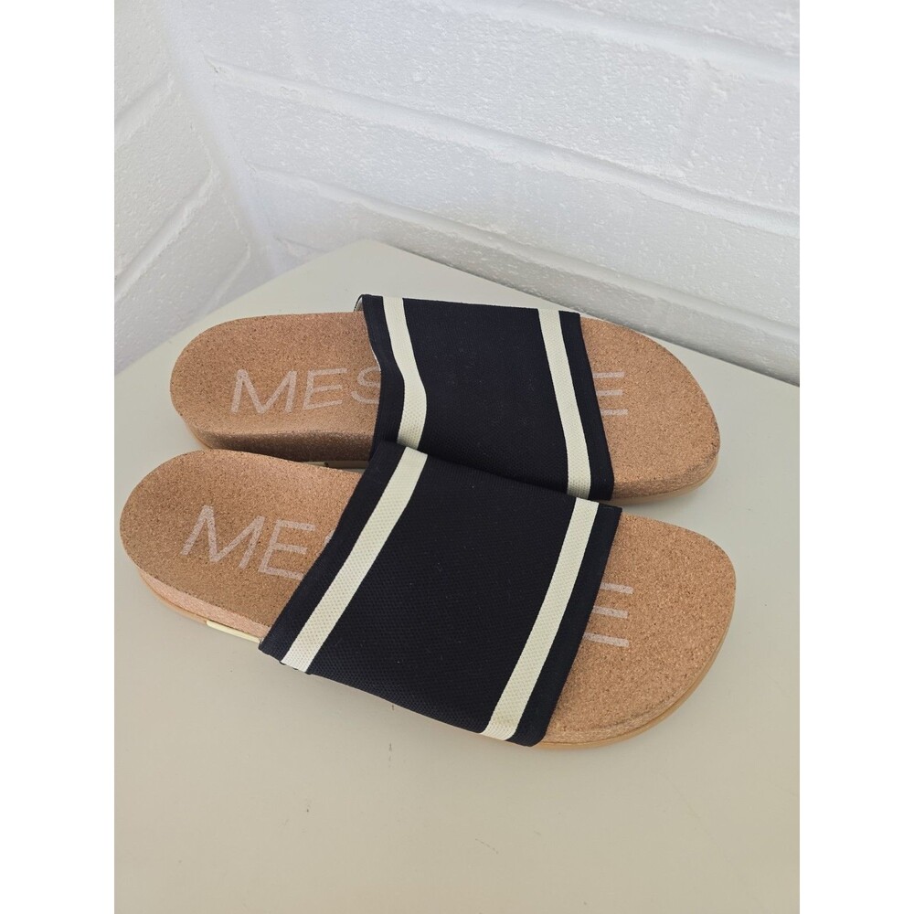 Message Mullen Slide Size 40 US 10 Black Cream MRSP 160$ - Picture 2 of 11